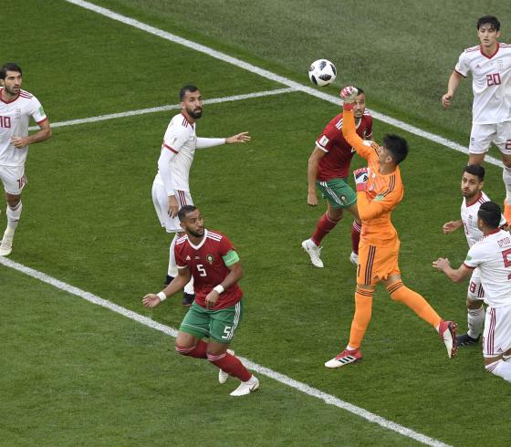 حارس المنتخب الإيراني علي رضا بيرانفاند