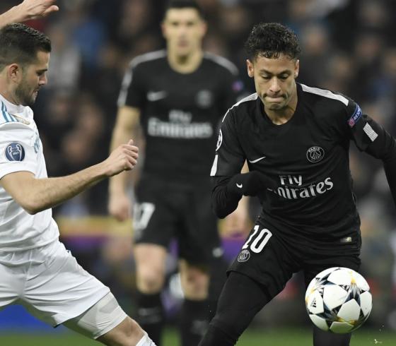 مباراة باريس سان جيرمان وريال مدريد في دوري الأبطال