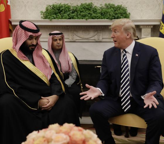بن سلمان وترامب