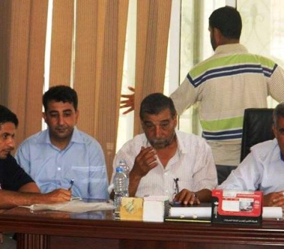 بالترتيب .. إبراهيم أبو سليم وإسماعيل مطر ومحمد العمصي ومصطفى صيام