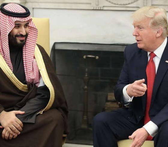 دونالد ترامب وبن سلمان