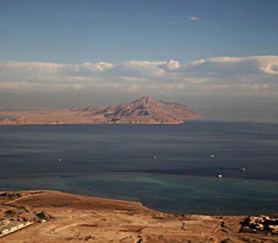 منظر عام لجزيرتي تيران وصنافير (أرشيف)