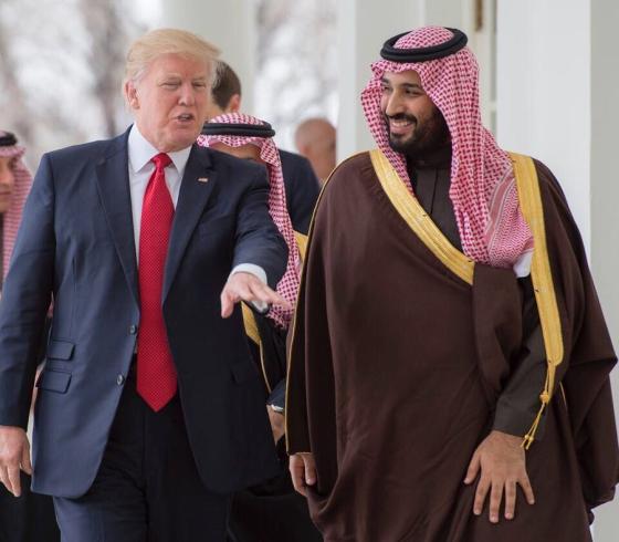 ترامب ومحمد بن سلمان