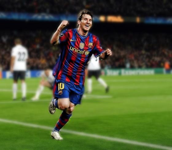 نجم نادي برشلونة ليونيل ميسي