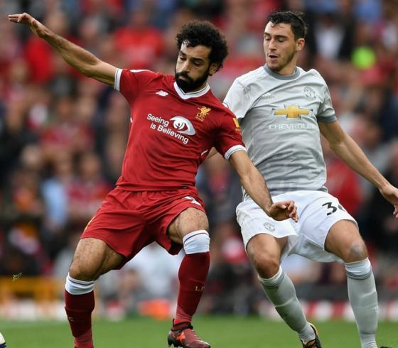 مباراة بين مانشستر يونايتد وليفربول بالدوري الانجليزي