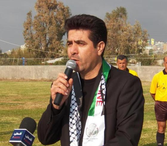 يوسف لافي رئيس بعثة المنتخب الفلسطيني