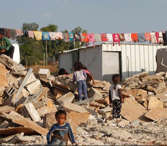صورة ارشيفية للبدو في فلسطين