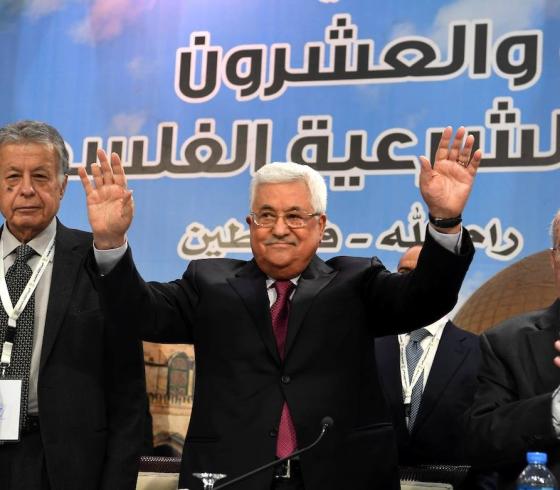 محمود عباس في المجلس الوطني