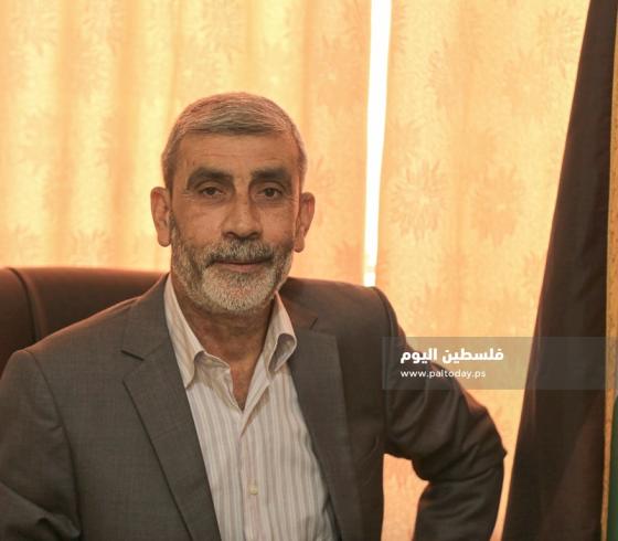 أبو الحسن حميد عضو المكتب السياسى لحركة الجهاد الاسلامى في فلسطين