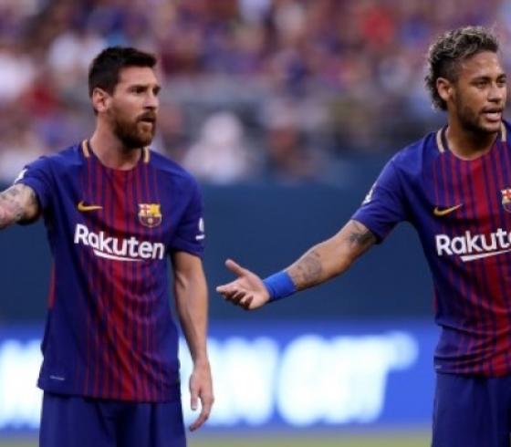 نيمار و ميسي برشلونة