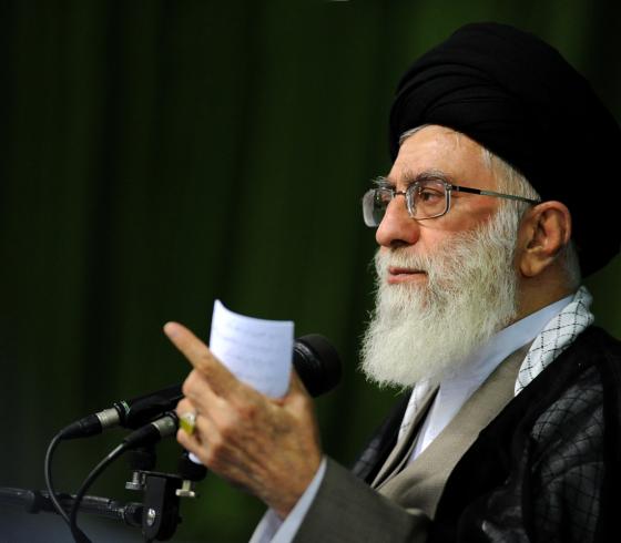 المرشد الأعلى للجمهورية الإسلامية في إيران القائد علي خامنئي