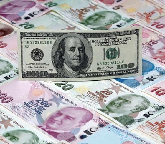العملة التركية مقابل الدولار