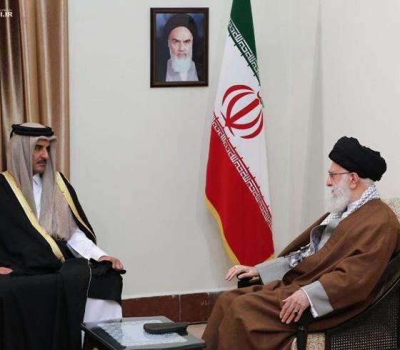أمير قطر يزور طهران ويلتقي المرشد الأعلى علي خامنئي