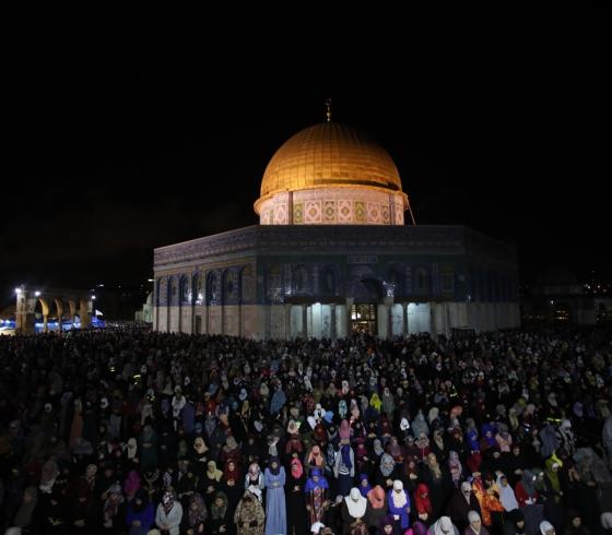 قبة الصخرة في المسجد الأقصى المبارك