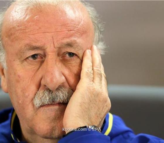بوسكي مدرب المنتخب الاسباني لكرة القدم