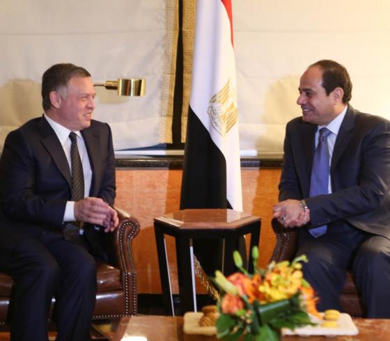 السيسي و العاهل الاردني
