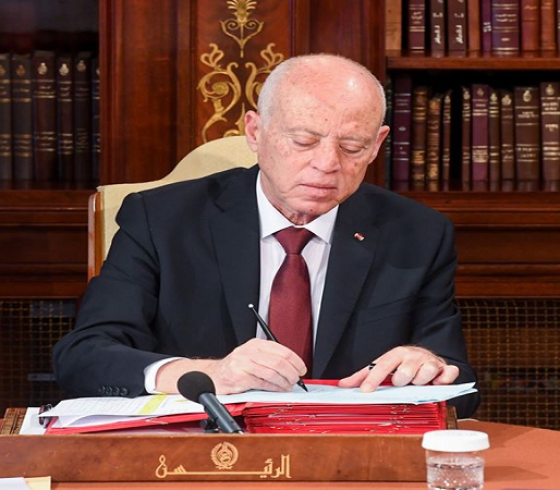 الرئيس التونسي قيس سعيد