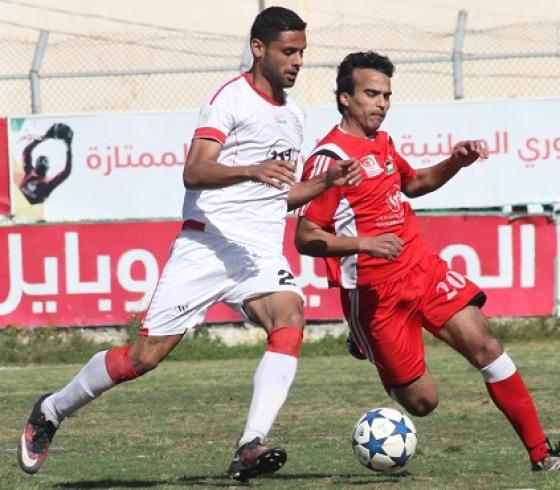 من ملعب المباراة