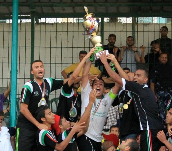 تتويج الشجاعية بلقب كأس غزة