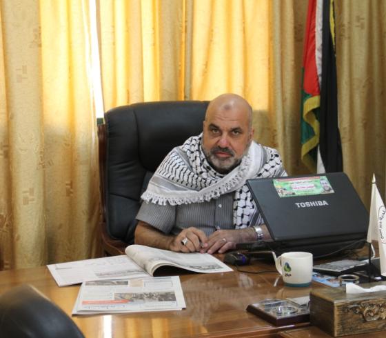 سعيد نصار رئيس بلدية دير البلح