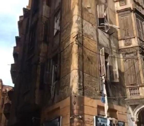 انهيار عقار في مصر