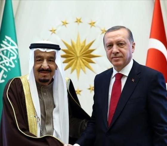اردوغان والملك سلمان