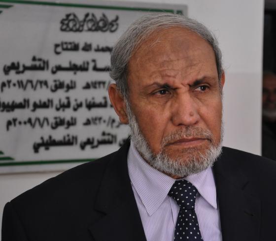 عضو المكتب السياسي لحماس محمود الزهار