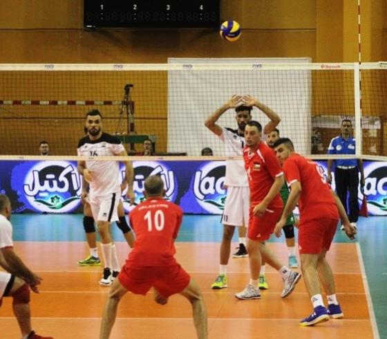 منتخب الطائرة الفلسطيني.