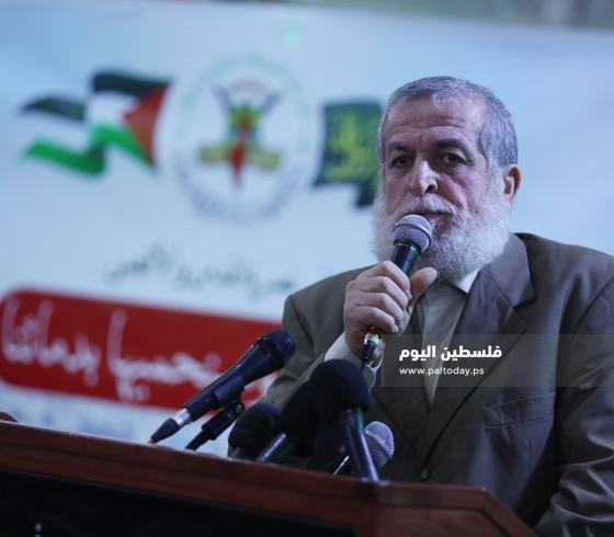 الشيخ نافذ عزام عضو المكتب السياسي لحركة الجهاد الإسلامي في فلسطين