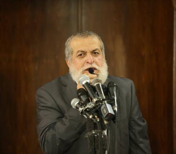 عضو المكتب السياسي لحركة الجهاد الإسلامي في فلسطين الشيخ نافذ عزام 
