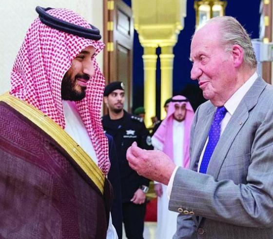 انتقادات لاذعة لملك اسبانيا السابق بسبب لقائه محمد بن سلمان
