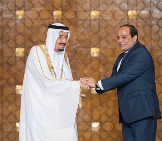  عبد الفتاح السيسي والملك سلمان بن عبد العزيز