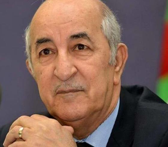 الرئيس الجزائري عبد المجيد تبون