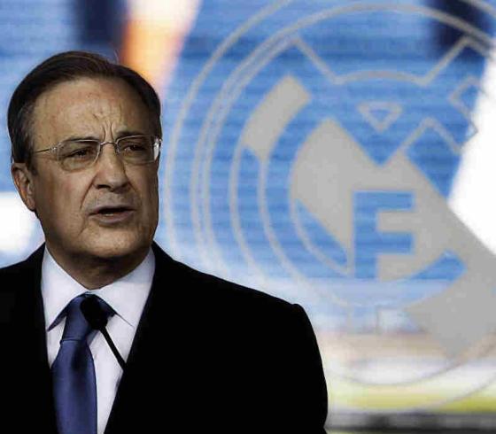 رئيس نادي ريال مدريد فلورينتينو بيريز