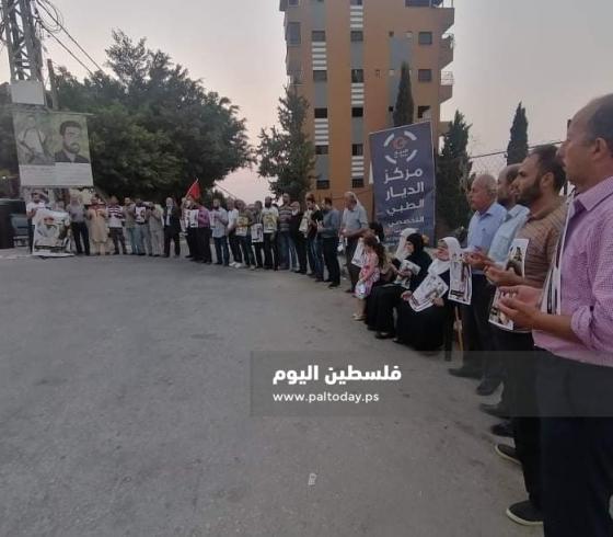 صورة خلال الوقفة التضامنية