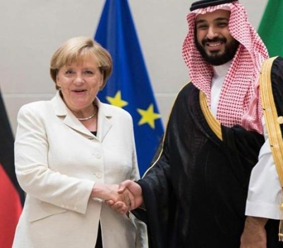 ميركل و بن سلمان