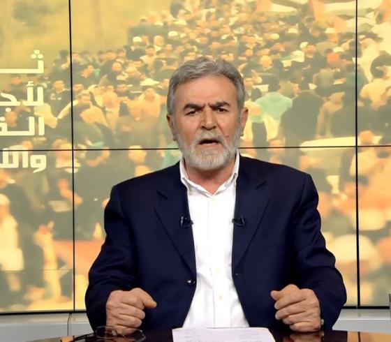 الأمين العام لحركة الجهاد الإسلامي زياد النخالة