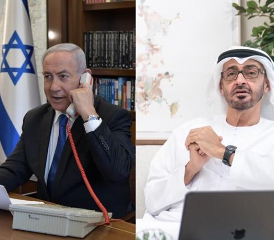 بن زايد ونتنياهو