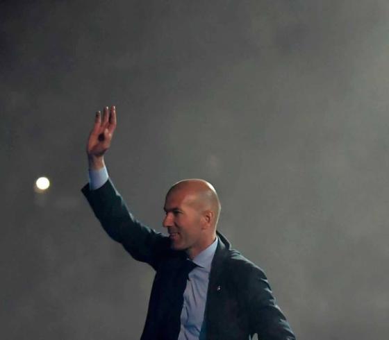 زين الدين زيدان المدير الفني السابق لريال مدريد