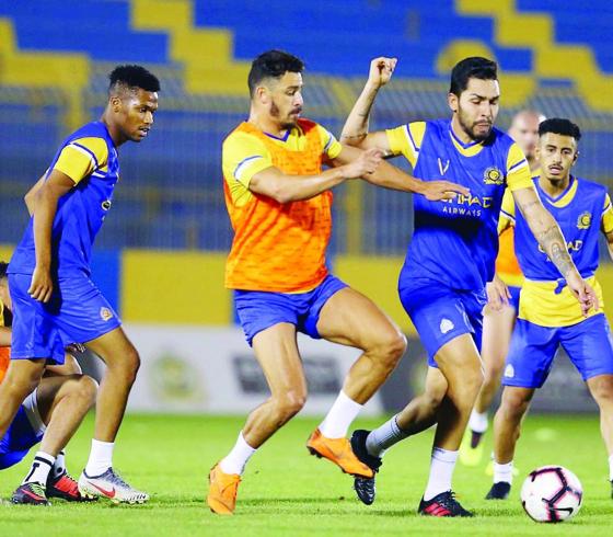 لمبارة النصر السعودي والوحدة الاماراتي