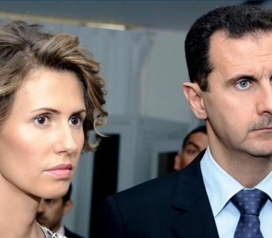 بشار الأسد وزوجها