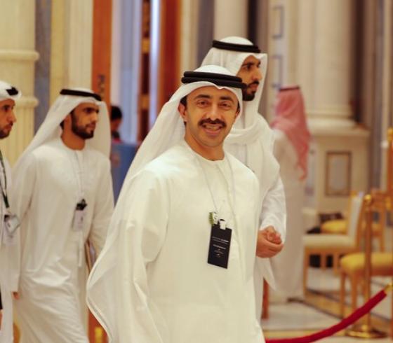 وزير الخارجية الاماراتي عبدالله بن زايد