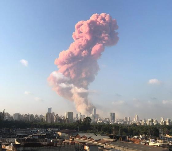 مرفأ بيروت جراء الانفجار الضخـم (9)