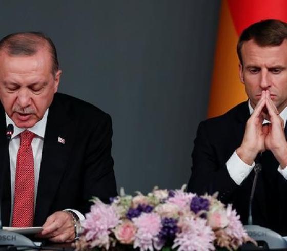 اردوغان ماكرون