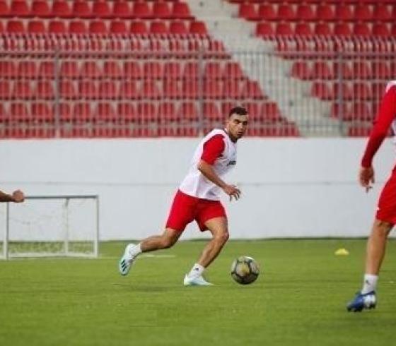 منتخب الفدائي يتجهز لملاقاة السعودية