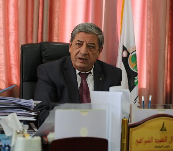 كمال الشرافي رئيس جامعة الأقصى