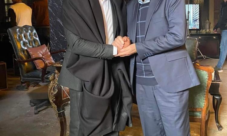 الفنان احسان الترك ومحمد رمضان