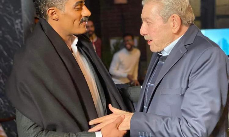 الفنان احسان الترك ومحمد رمضان