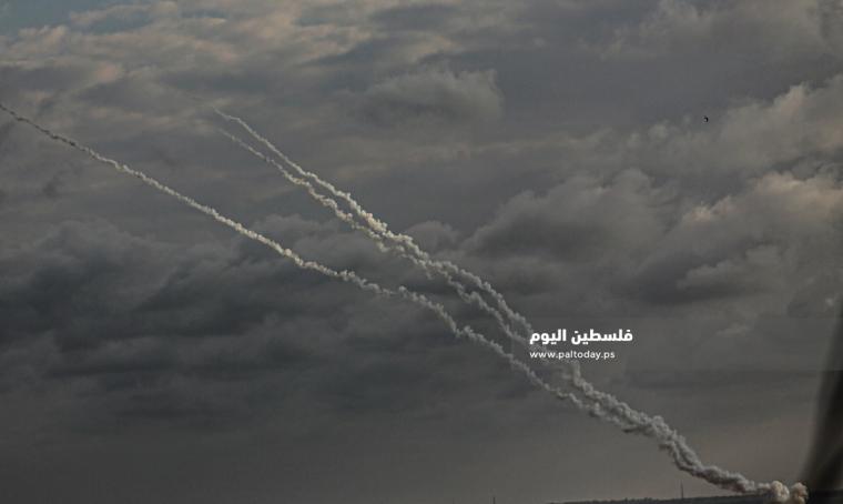 إطلاق صاروخ من غزة (ارشيف)