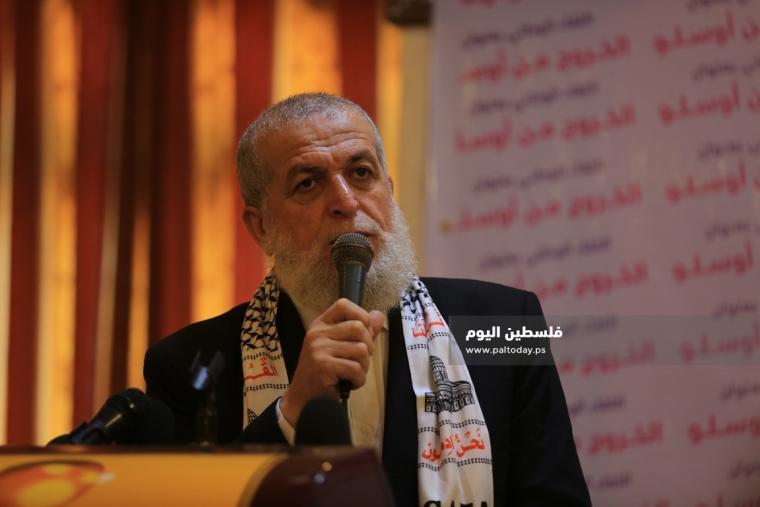 الشيخ نافذ عزام عضو المكتب السياسي لحركة الجهاد الاسلامي